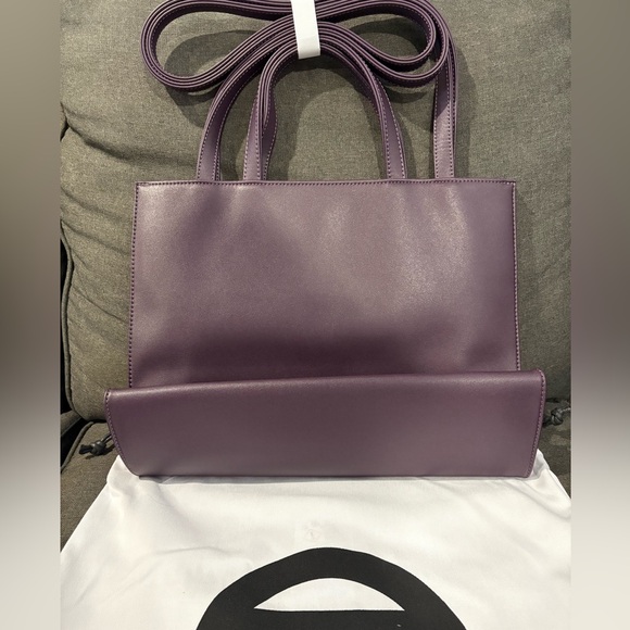 Telfar Medium Shopping Bag, Eggplant - Picture 5 of 9